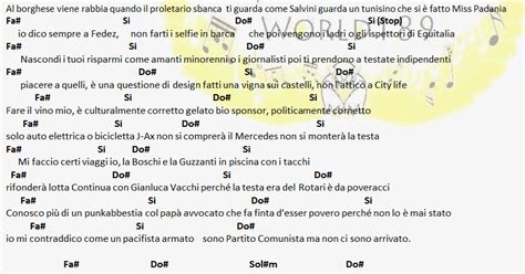 comunisti rolex accordi|Comunisti col Rolex Chords [testo e audio] .